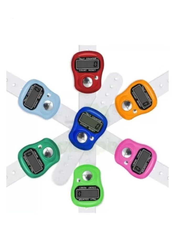 (10 Pieces) Digital Finger Counter - Electronic Tasbih Ring - Finger Ring - Tasbih Counter - Electronic Rosary - Multi-Purpose - Multi-Color - Image 3